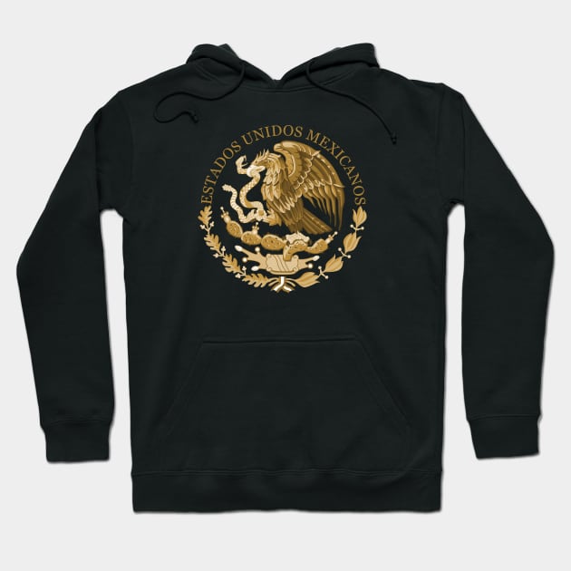 mexico coat of arms Hoodie by bumblethebee